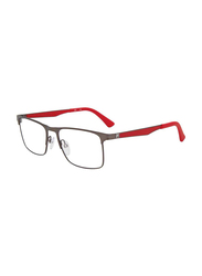 Fila Full-Rim Rectangular Red Frame for Men, VF9970 530627, 53/17/140