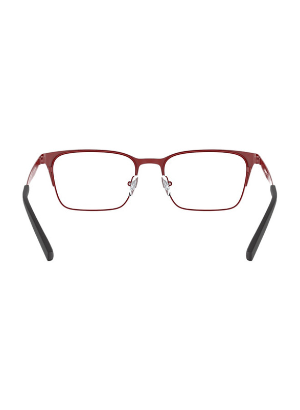 Arnette Full-Rim Rectangle Matte Black/Red Frame For Men, AN6124 719, 57/18/145