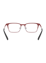 Arnette Full-Rim Rectangle Matte Black/Red Frame For Men, AN6124 719, 57/18/145