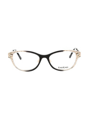 Bebe Full-Rim Square Multicolour Eyewear Frames For Women, Mirrored Clear Lens, BB5168