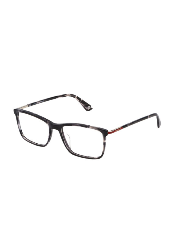 Police Full-Rim Rectangle Havana Frame for Men, VPLD11 540793