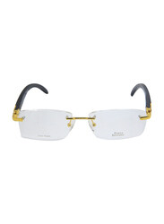 Porta Romana Half-Rim Rectangle Black/Gold Frame Unisex, 1953 100WB, 56/18/135