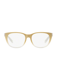 Michael Kors Full-Rim Cat Eye Oak Crystal Soft Touch Eyeglass Frames for Women, 0MK8011 3038 52, 52/18/140