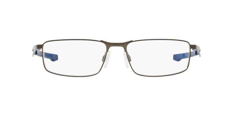 Oakley Barspin XS Full-Rim Rectangle Matte Cement Eyeglass Frame for Kids, Clear Lens, 0OY3001 03, 47/14/130