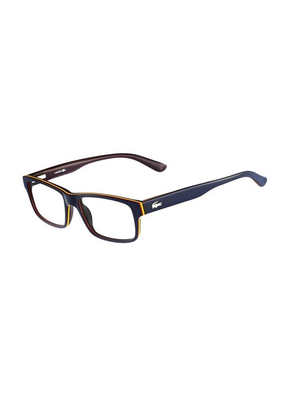 

Lacoste Full-Rim Black Rectangular Sunglasses Unisex, Transparent Lens, L2705 414, 53/17/140