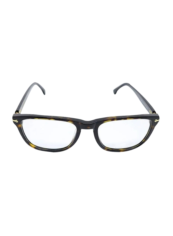 Lozza Full-Rim Square Brown Eyeglass Frame for Women, Clear Lens, VL4055 0790, 51/18/140