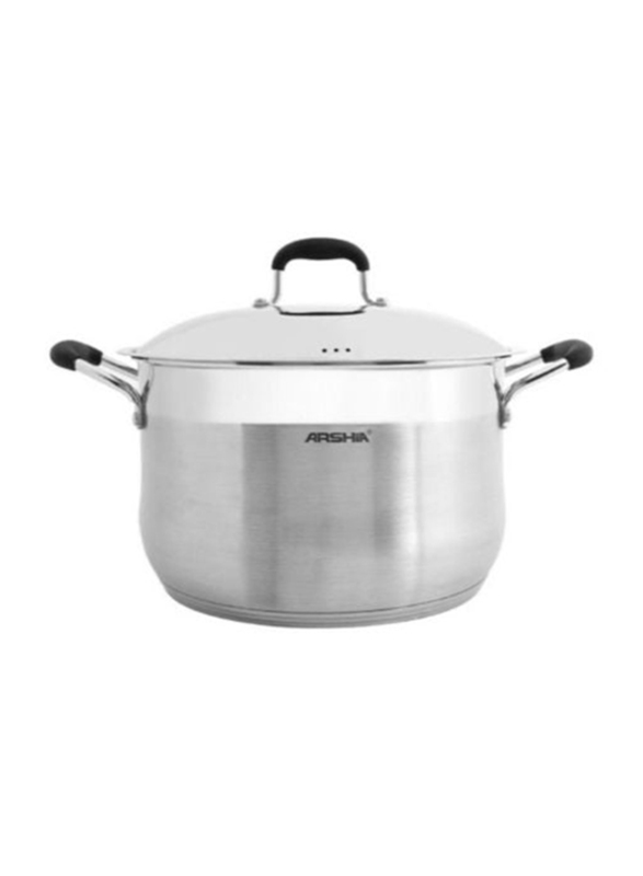 Arshia 16cm Stainless Steel Casserole, SS145-2194, Silver