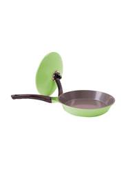 Arshia 28cm Ceramic Frying Pan, 62 x 50 x 37cm, Green