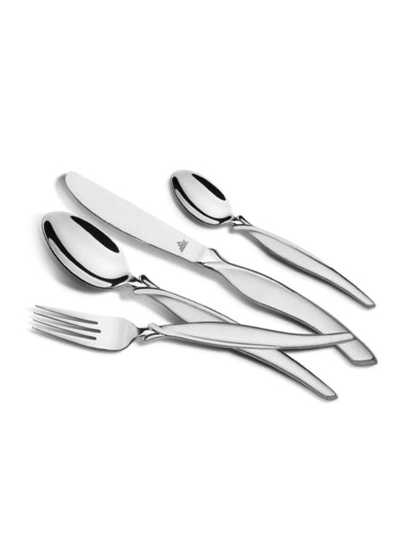 Arshia 6-Piece Dinner Spoon & Dinner Fork Set, TM145S-908, Silver