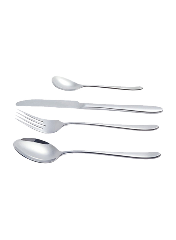 Arshia 12-Piece Dinner Spoon and Dinner Fork Set, TM1401S, Silver