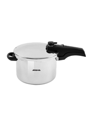 Arshia 6 Ltr Stainless Steel Pressure Cooker, 56 x 43 x 25cm, Silver
