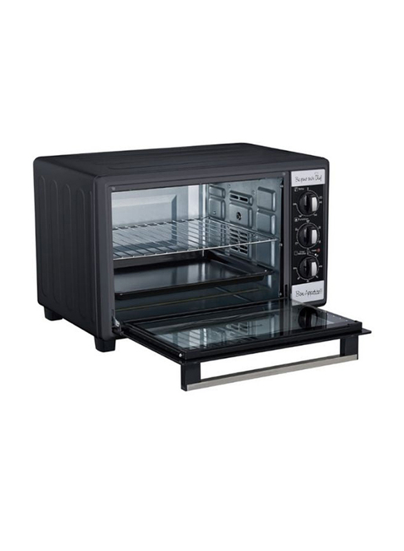 Arshia 35L Toaster Oven, 1800W, TO612-2769, Black