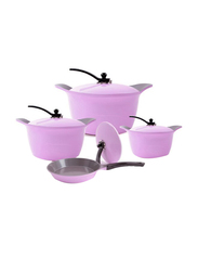 Arshia 8 Piece Cookware Set, CO116-2049, Pink