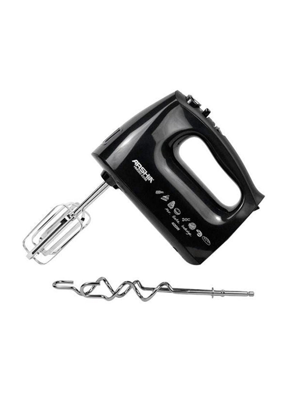 Arshia BS Plug Hand Mixer, 400W, HM092-2288BS, Black