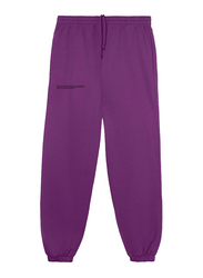Pangaia Lightweight Recycled Cotton Fashion Track Pants Unisex, Extra Small, Purple Coral