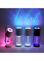 Toshionics 2-in-1 Mini Cool Humidifier, 200ml, 112228-1-RD-BLU-17.5, Blue
