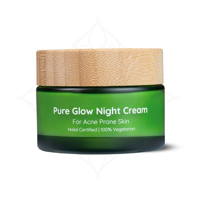 Lafz Organix Pure Glow Night Cream 50 GM with Green Tea & Retinol