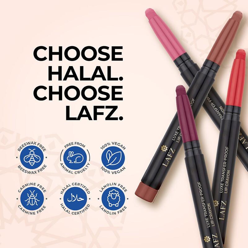 Lafz Luxe Transfer Proof Lip Crayon 1.4 GM 110 Majestic