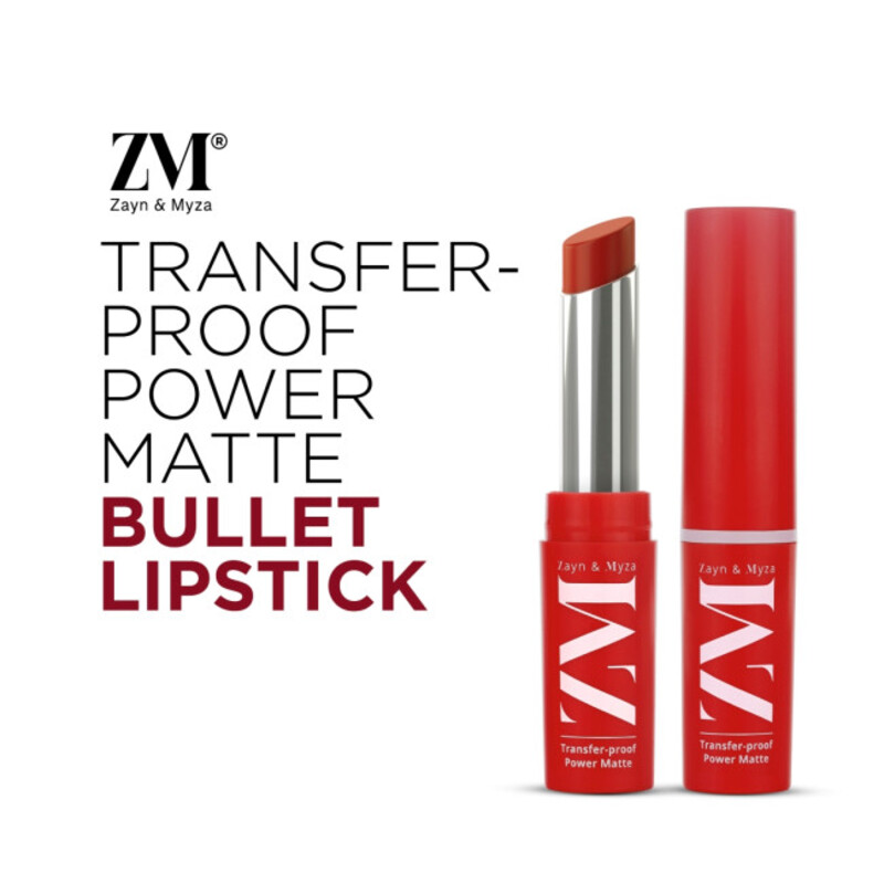 ZM Zayn & Myza Transfer Proof Power Matte Lipstick 3.2 GM 09 Cherry Nectar