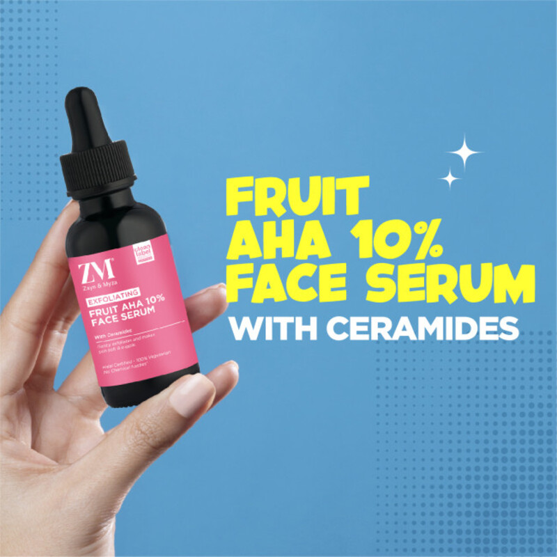 ZM Zayn & Myza Face Serum Fruit Aha With Ceramides - 30 ML