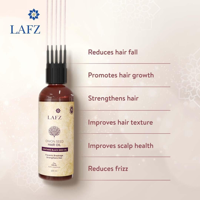 Lafz Hair Oil 100 ML Onion And Black Seed