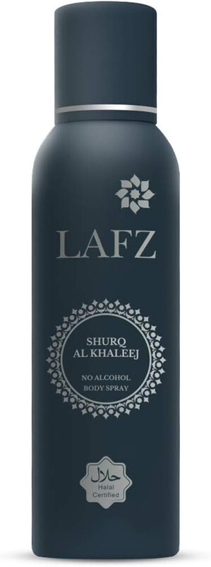 Lafz Body Spray 100 GM Men No Alcohol Shurq Al Khaleej