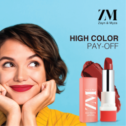 ZM Zayn & Myza Rich Matte Lipstick 4.2 GM 10 Influencer