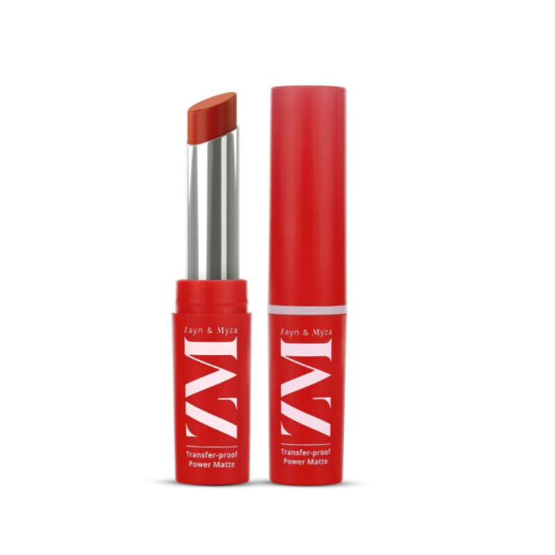 ZM Zayn & Myza Transfer Proof Power Matte Lipstick 3.2 GM 03 Tangerine Delight