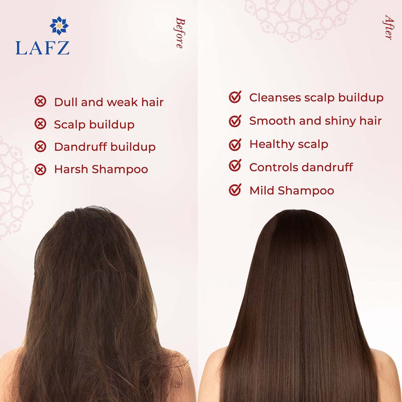 Lafz Hair Shampoo 200 ML Apple Cide Vinegar And Argan