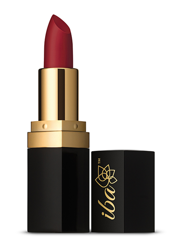 Iba Pure Lips Long Stay Matte Lipstick, 4gm, M11 Ruby Blossom, Red