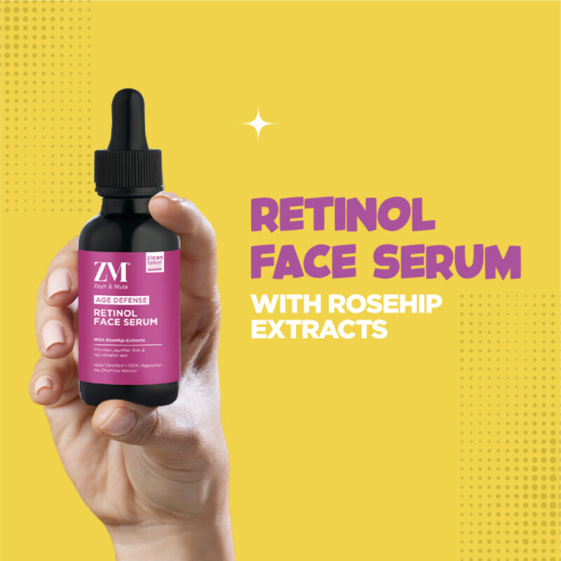 ZM Zayn & Myza Face Serum Retinol Rosehip Extracts - 30 ML