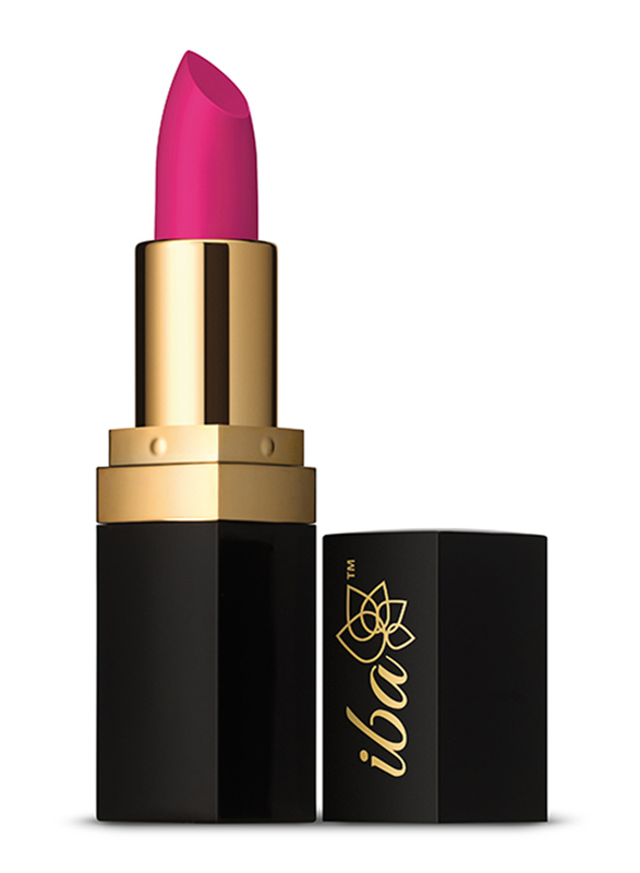 Iba Pure Lips Long Stay Matte Lipstick, 4gm, M12 Pink Orchid, Pink