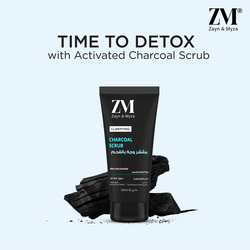 ZM Zayn & Myza Scrub Charcoal Enriched with Niacinamide - 150 ML