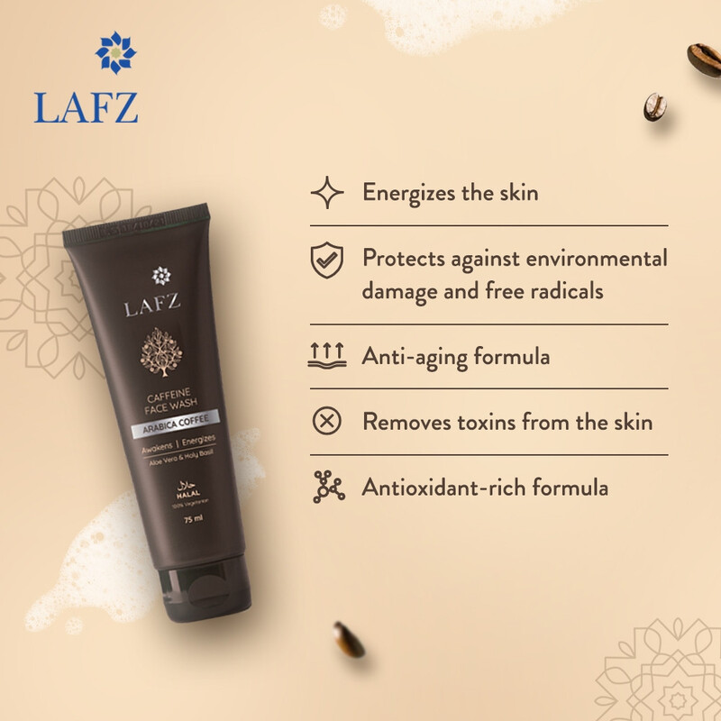 Lafz Tube Face Wash 75 ML Caffeine