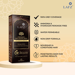 Lafz Permanent 10 Min Hair Color Cream Dubai 40 ML Natural Brown