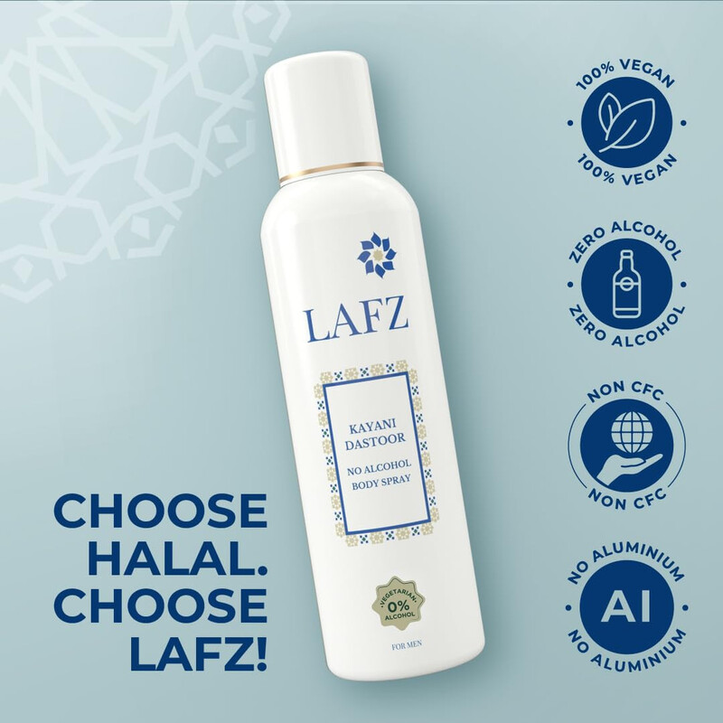 Lafz Body Spray 100 GM Men No Alcohol Kayani Dastoor