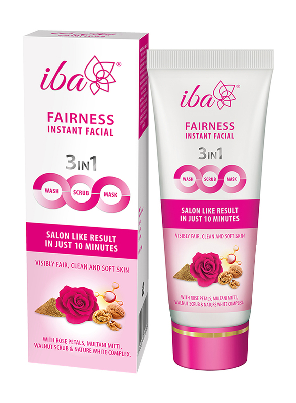Iba 3-in-1 Fairness Instant Facial Cream, 100gm