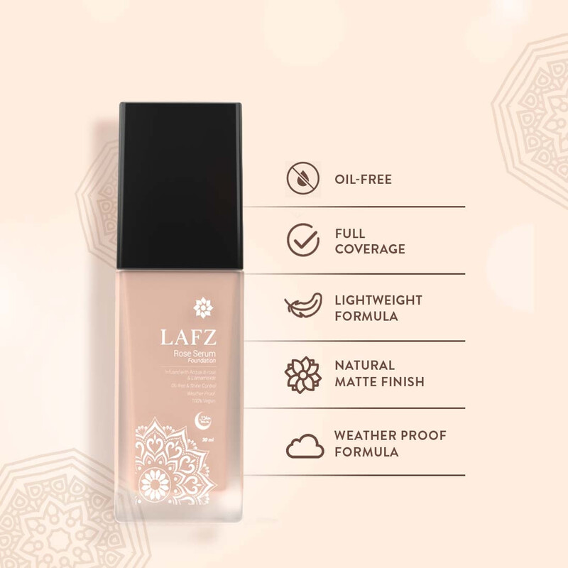 Lafz Rose Serum Foundation 30 ML 04 Golden Beige