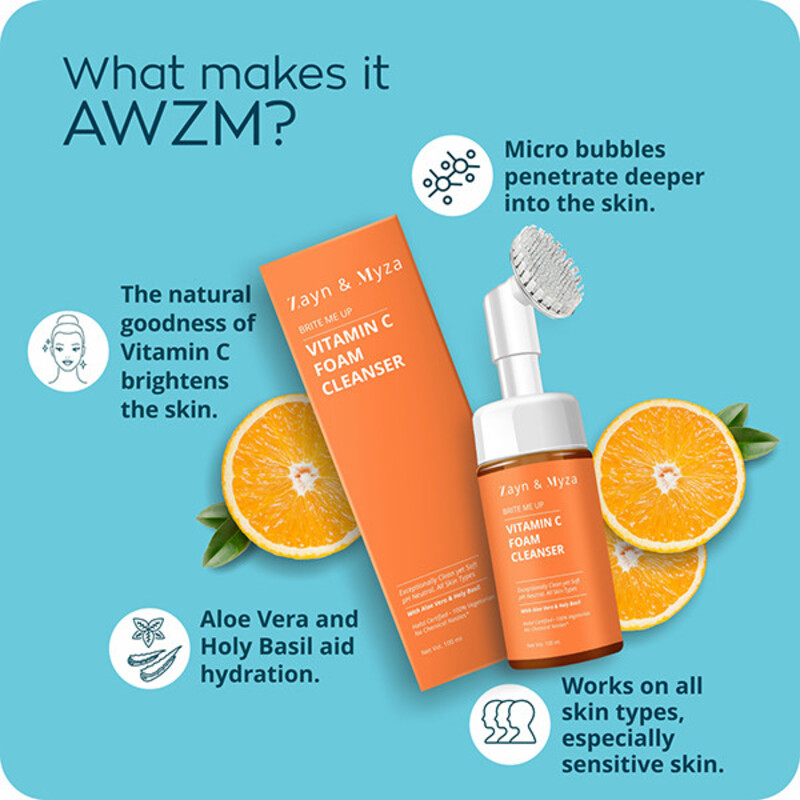 ZM Zayn & Myza Foaming Face Wash Vitamin C 100 ML