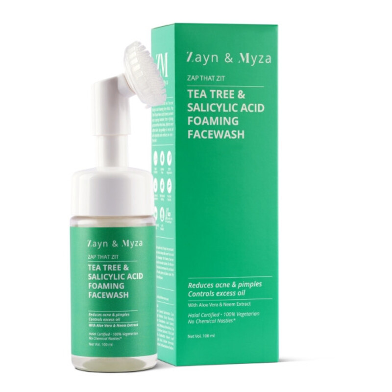 ZM Zayn & Myza Foaming Face Wash Tea Tree & Salyicylic Acid - 100 ML