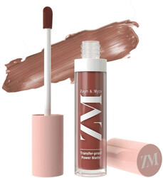 ZM Zayn & Myza Transfer Proof Power Matte Lip Color 6 ML 04 Wooed By Nude