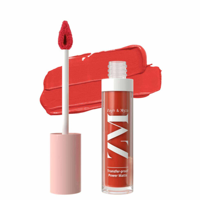 ZM Zayn & Myza Transfer Proof Power Matte Lip Color 6 ML 03 Candid Coral