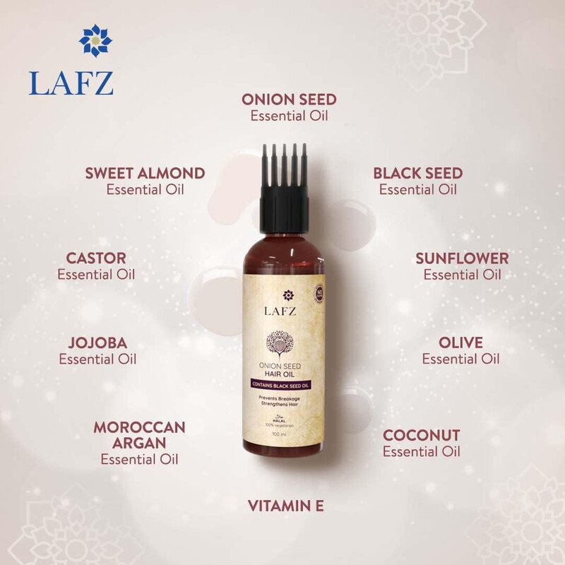 Lafz Essential Hair Oil 45 ML Onion And Black Seed