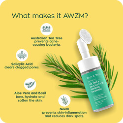 ZM Zayn & Myza Foaming Face Wash Tea Tree & Salyicylic Acid - 100 ML