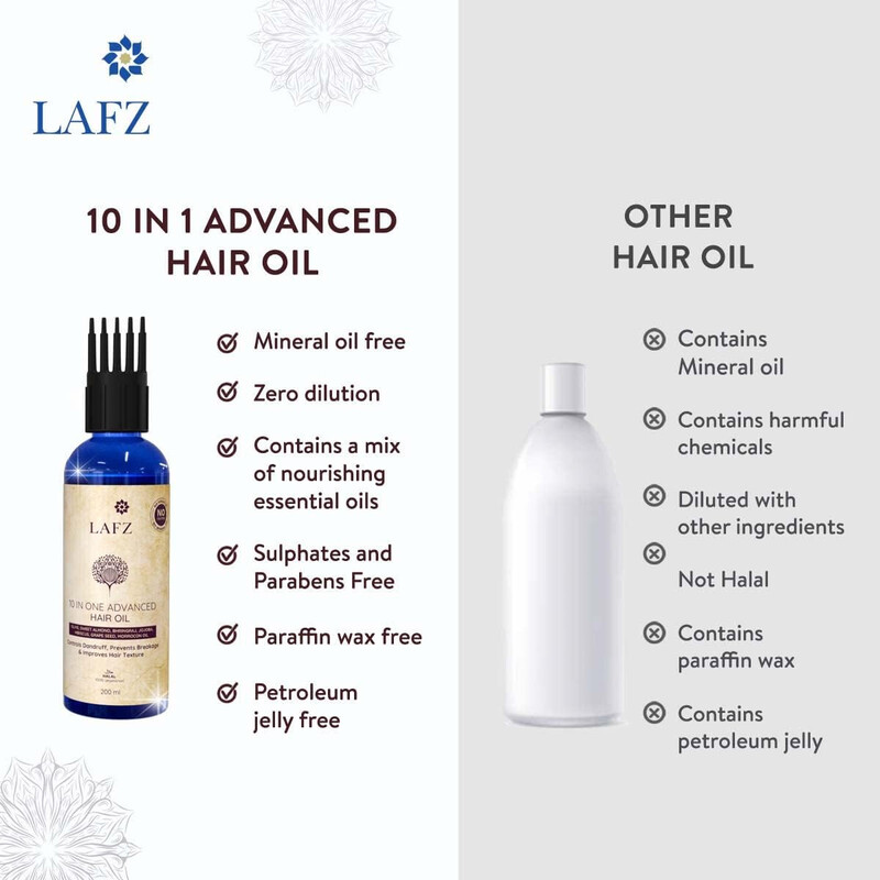 Lafz Advanced Hair Oil 10 in 1 - 100 ML