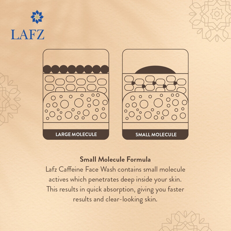 Lafz Tube Face Wash 75 ML Caffeine