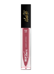 Iba Pure Lips Maxx Matte Liquid Lipstick, 6.8ml, L06 Perky Pink