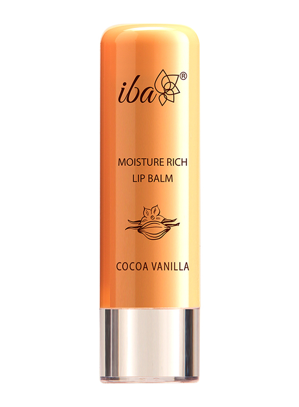 Iba Pure Lips Moisture Rich Lip Balm, 4.5gm, Cocoa Vanilla, White