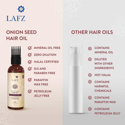 Lafz Hair Oil 100 ML Onion And Black Seed