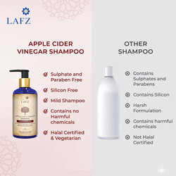 Lafz Hair Shampoo 200 ML Apple Cide Vinegar And Argan